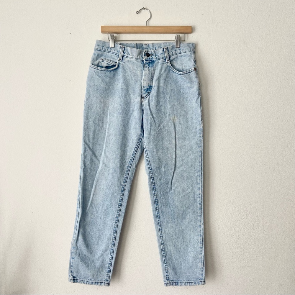 Vintage 90s LEE Denim Light Wash Mom Jeans